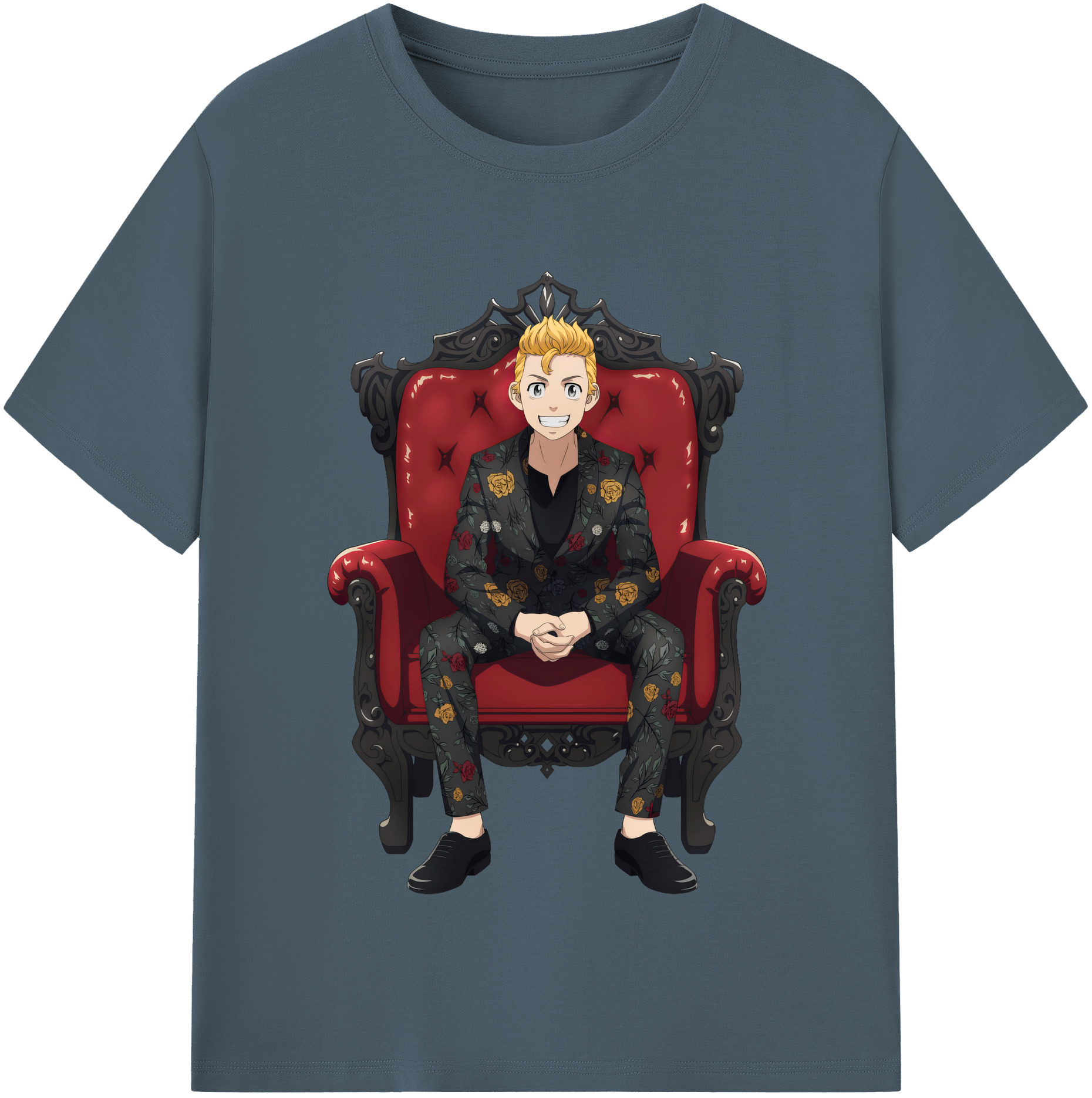 （画像用） 東京リベンジャーズ Tokyo Revengers 綿100％半袖Tシャツ（フロントプリント）